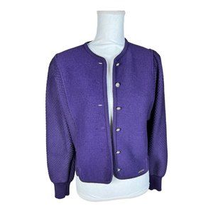 Purple Wool Geiger Blazer‎ Jacket
